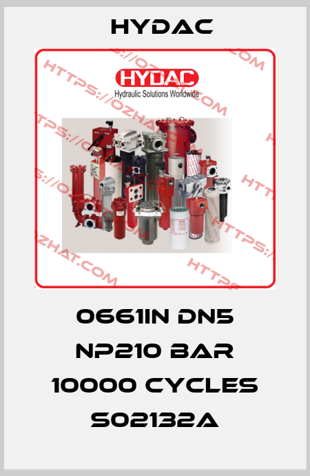 0661IN DN5 NP210 BAR 10000 CYCLES S02132A Hydac