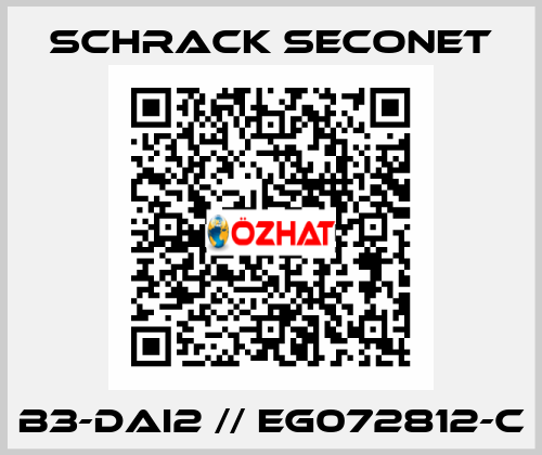 B3-DAI2 // EG072812-C Schrack Seconet