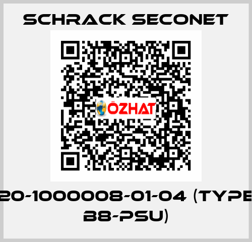 20-1000008-01-04 (Type B8-PSU) Schrack Seconet