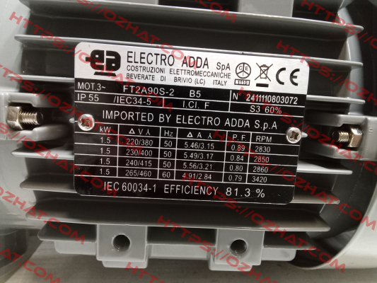 FT2A90S-2 1,5kW 2P 400/230V 50Hz B5 Electro Adda
