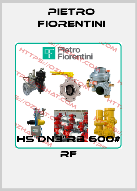 HS DN3"RB 600# RF Pietro Fiorentini
