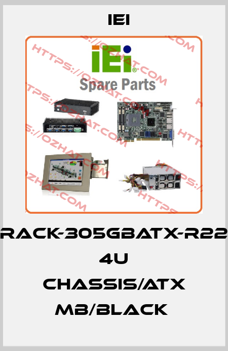 RACK-305GBATX-R22  4U CHASSIS/ATX MB/BLACK  IEI