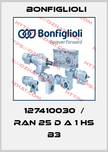 127410030  / RAN 25 D A 1 HS B3 Bonfiglioli