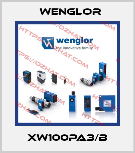 XW100PA3/B Wenglor