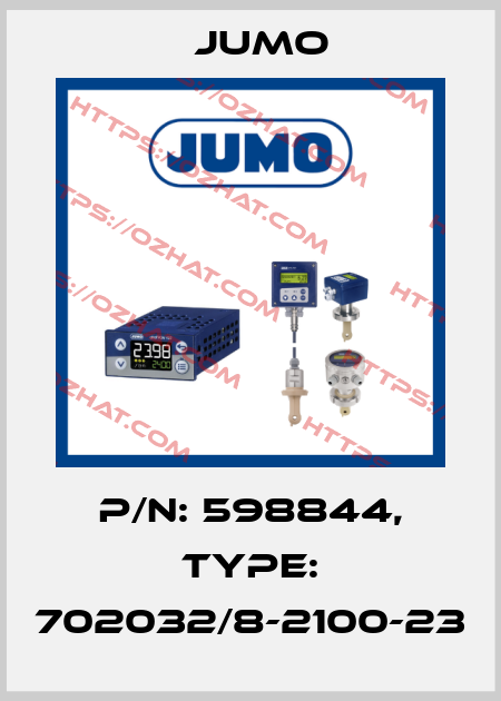 P/N: 598844, Type: 702032/8-2100-23 Jumo