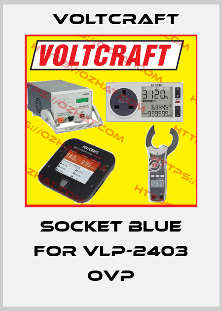 socket blue for VLP-2403 OVP Voltcraft