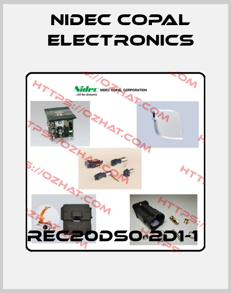REC20DS0 2D1-1  Nidec Copal Electronics