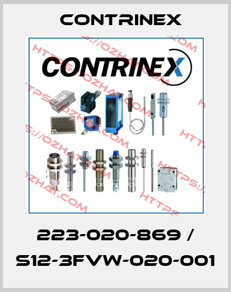223-020-869 / S12-3FVW-020-001 Contrinex