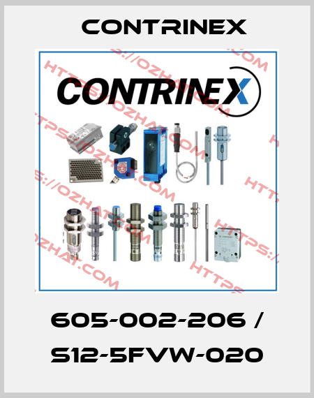 605-002-206 / S12-5FVW-020 Contrinex