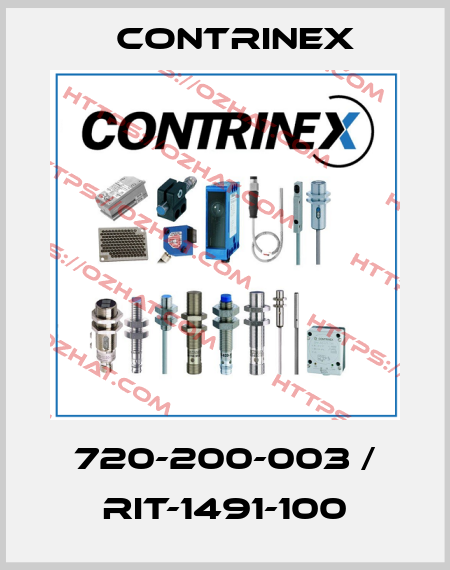 720-200-003 / RIT-1491-100 Contrinex