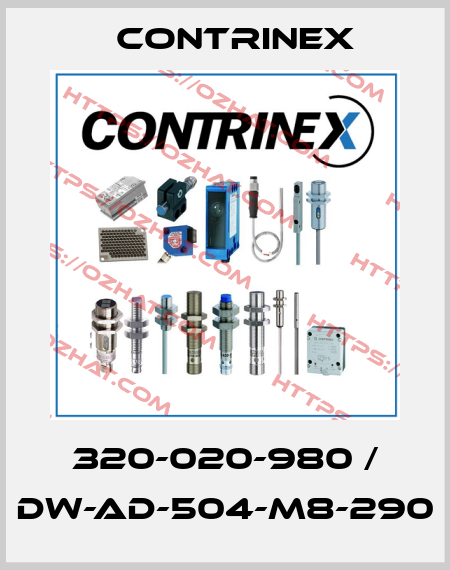 320-020-980 / DW-AD-504-M8-290 Contrinex
