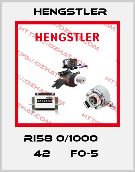 RI58 0/1000АК 42 ТХ F0-5  Hengstler