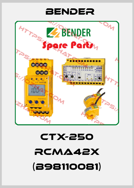 CTX-250 RCMA42x (B98110081) Bender