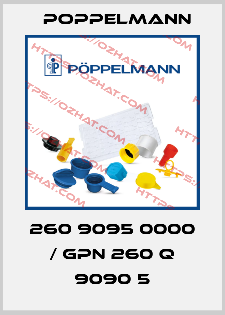 260 9095 0000 / GPN 260 Q 9090 5 Poppelmann
