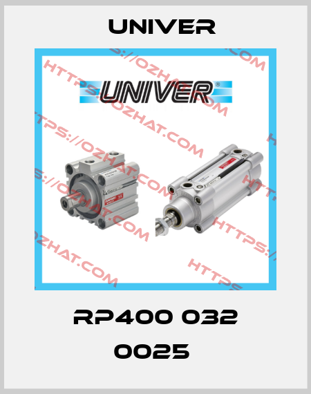 RP400 032 0025  Univer