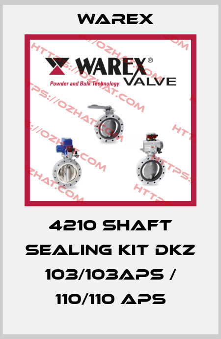 4210 shaft sealing kit DKZ 103/103APS / 110/110 APS Warex