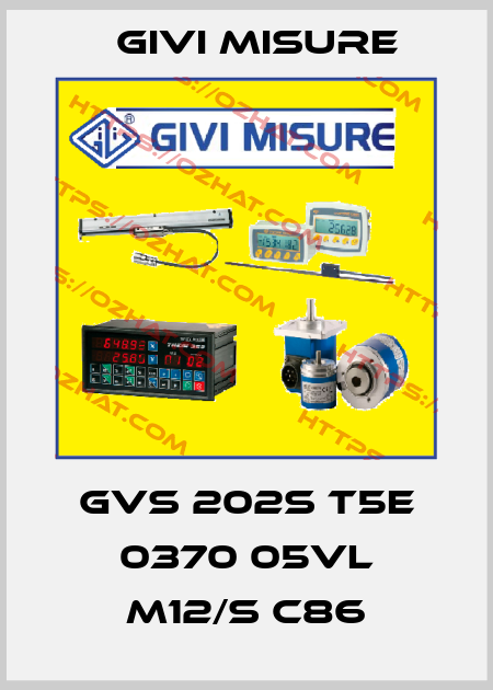 GVS 202S T5E 0370 05VL M12/S C86 Givi Misure