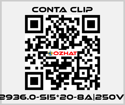 2936.0-SI5*20-8A|250V| Conta Clip
