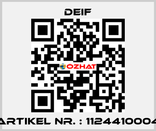 Artikel Nr. : 1124410004 Deif