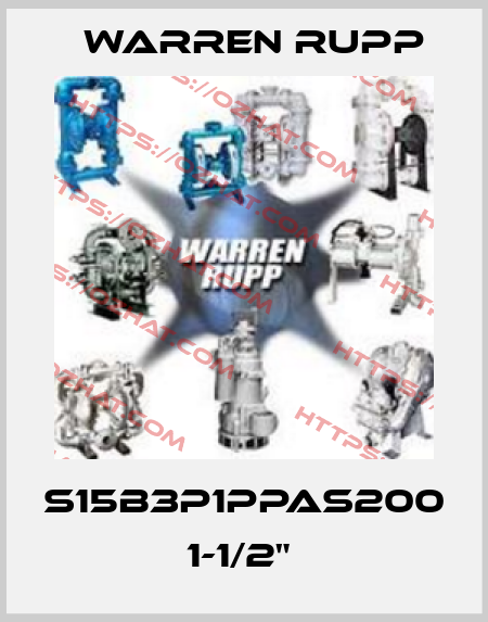 S15B3P1PPAS200 1-1/2"  Warren Rupp
