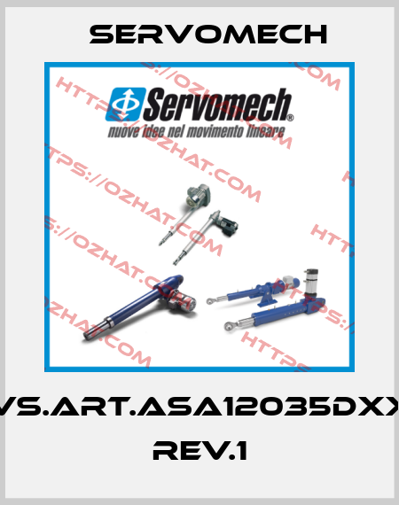 VS.ART.ASA12035DXX REV.1 Servomech