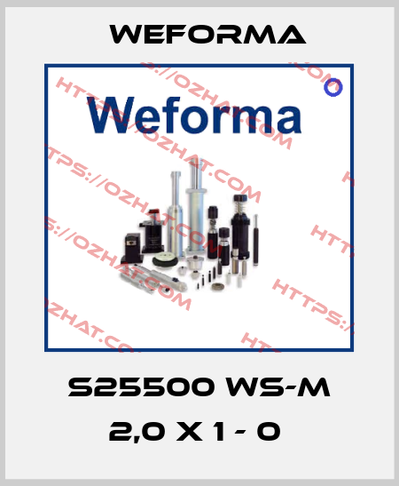 S25500 WS-M 2,0 X 1 - 0  Weforma