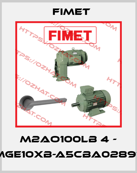M2AO100LB 4 - MGE10XB-A5CBA02897 Fimet