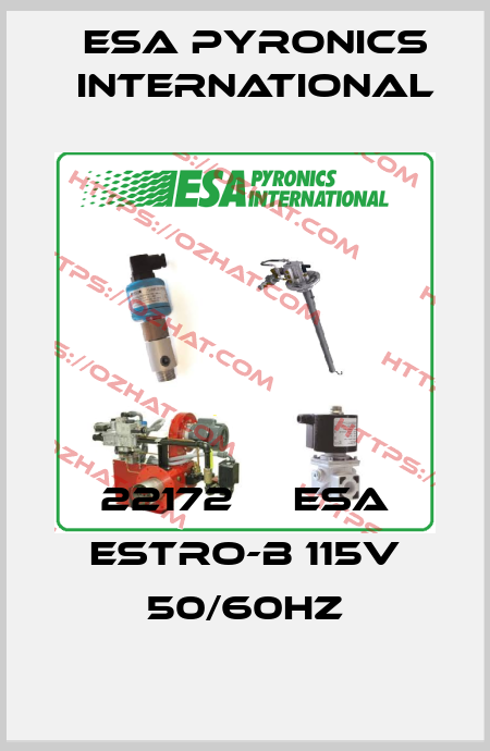 22172     ESA ESTRO-B 115V 50/60Hz ESA Pyronics International