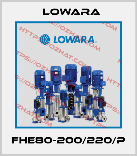 FHE80-200/220/P Lowara