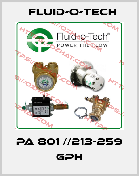 PA 801 //213-259  GPH Fluid-O-Tech