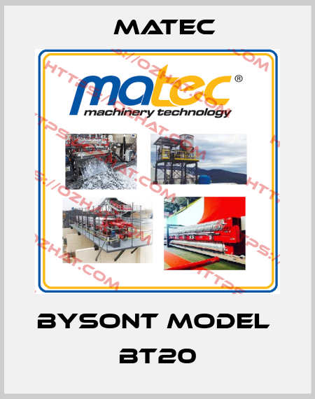 BYSONT model   BT20 Matec