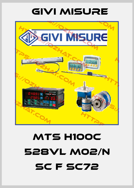 MTS H100C 528VL M02/N SC F SC72 Givi Misure