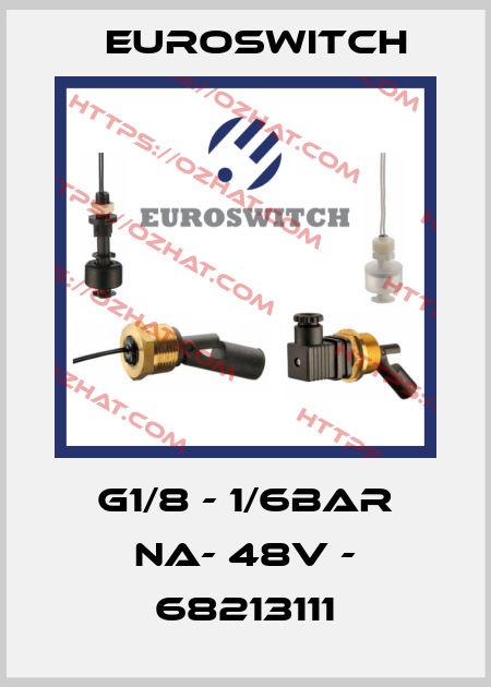 G1/8 - 1/6bar NA- 48V - 68213111 Euroswitch