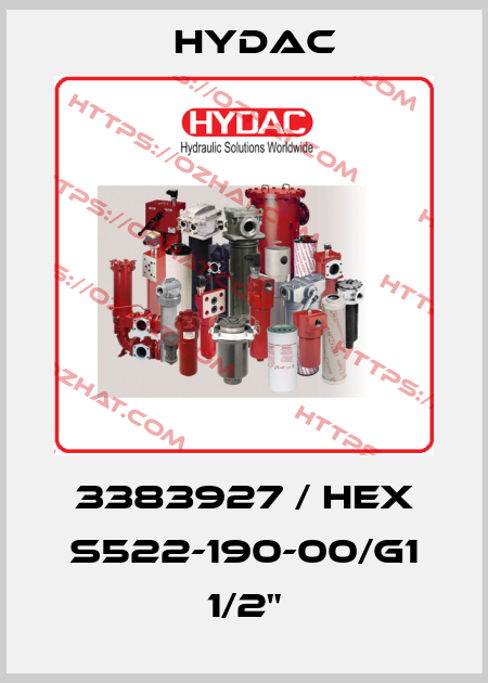 3383927 / HEX S522-190-00/G1 1/2" Hydac