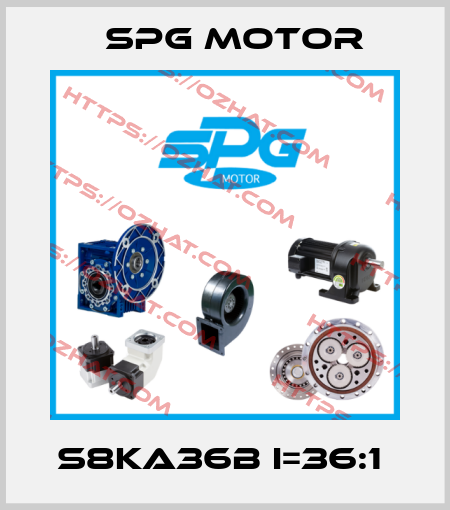 S8KA36B I=36:1  Spg Motor