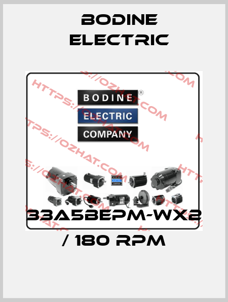 33A5BEPM-WX2 / 180 RPM BODINE ELECTRIC