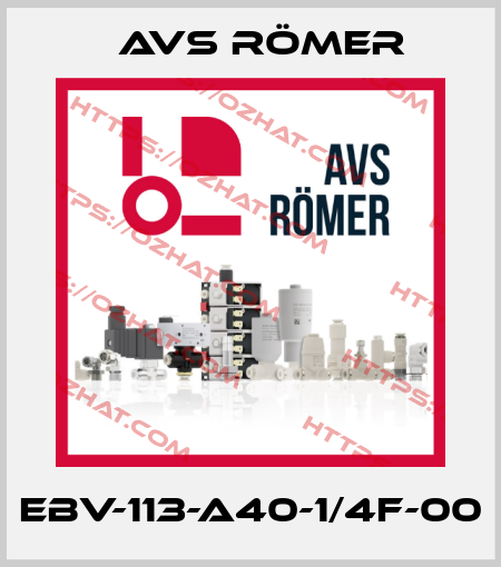 EBV-113-A40-1/4F-00 Avs Römer