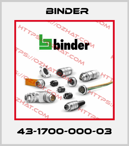 43-1700-000-03 Binder