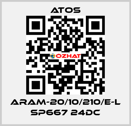 ARAM-20/10/210/E-L SP667 24DC Atos