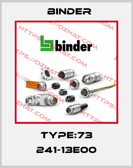 Type:73 241-13E00 Binder