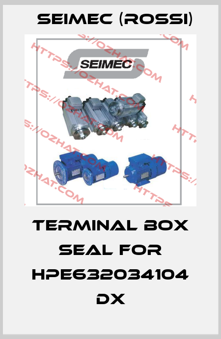 Terminal box seal for HPE632034104 DX Seimec (Rossi)