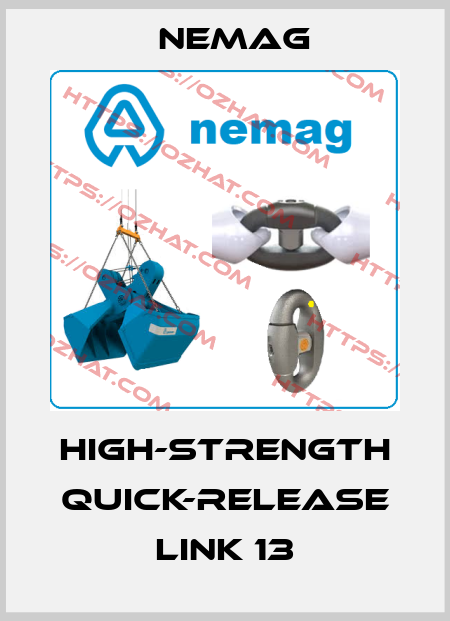 High-strength quick-release link 13 NEMAG