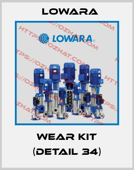 Wear kit (detail 34) Lowara