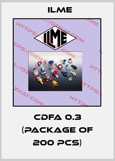 CDFA 0.3 (package of 200 pcs) Ilme