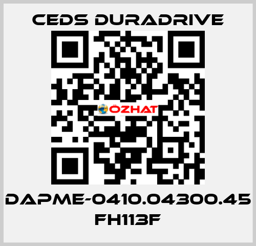 DAPME-0410.04300.45 FH113F Ceds Duradrive