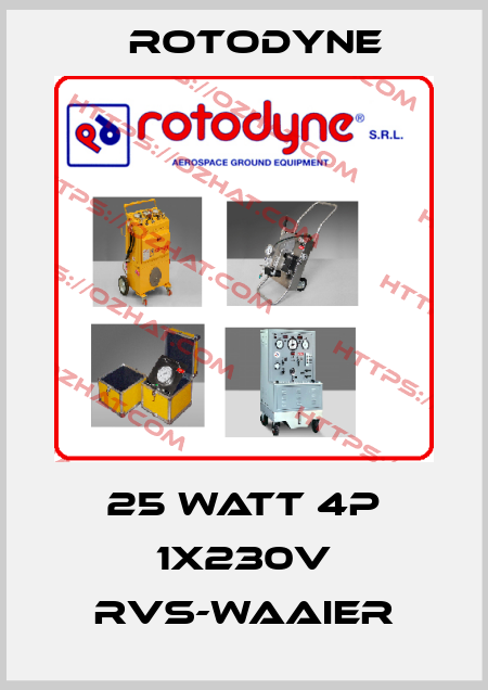 25 Watt 4p 1x230V RVS-waaier Rotodyne