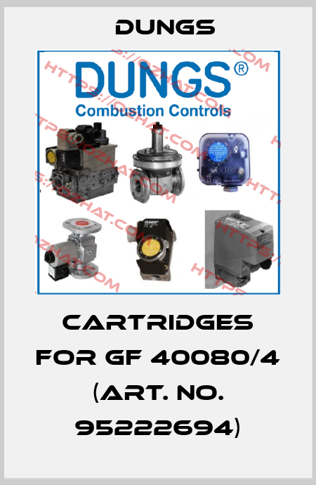 cartridges for GF 40080/4 (Art. No. 95222694) Dungs