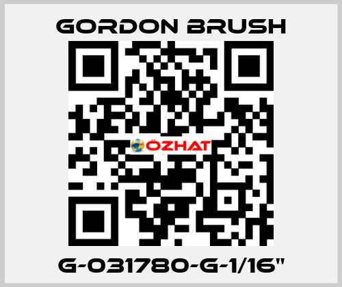 G-031780-G-1/16" Gordon Brush