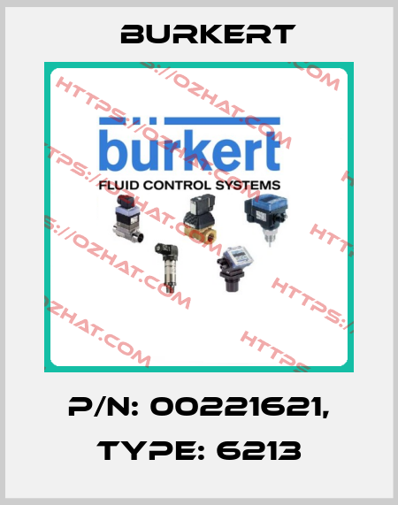 p/n: 00221621, Type: 6213 Burkert