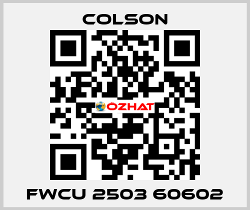 FWCU 2503 60602 Colson